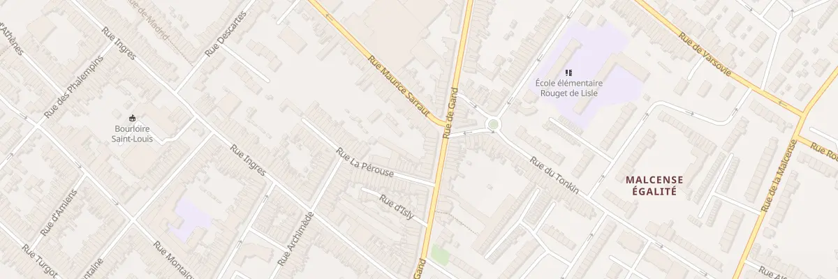 Plan du 315 Rue de Gand à Tourcoing