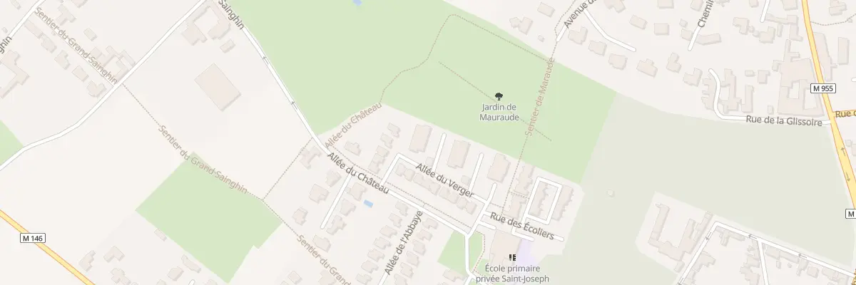 Plan du 86 All du Verger à Sainghin-en-Mélantois