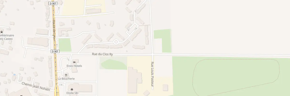 Plan du 30 Rue du Champ du Rouage à Sermoise-sur-Loire