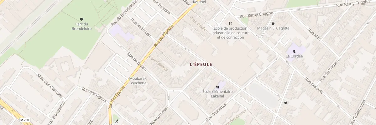 Plan du 191 Rue de l’Industrie à Roubaix