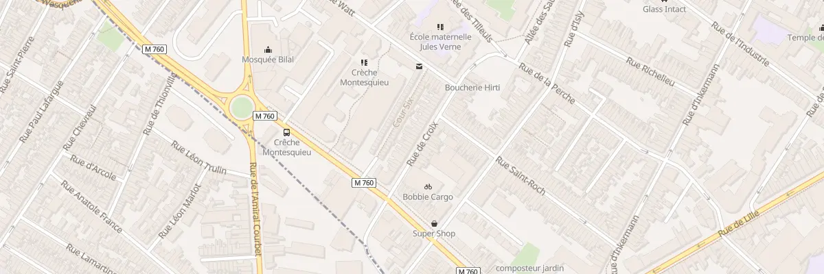 Plan du 42 Rue de Croix à Roubaix