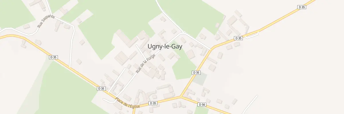 Plan du 8 Rue de la Forge à Ugny-le-Gay