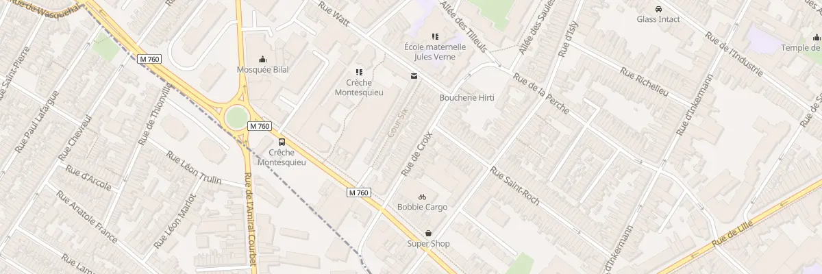 Plan du 36 Rue de Croix à Roubaix
