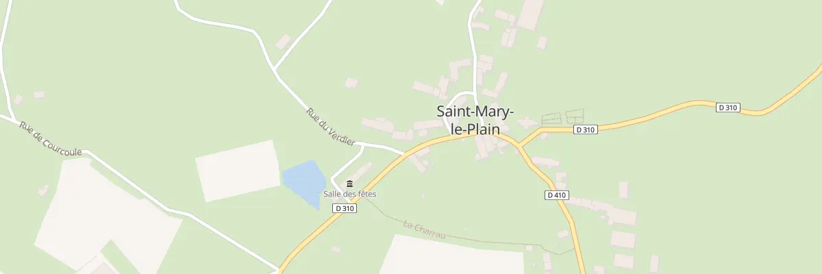 Plan du 5071A Le Bourg à Saint-Mary-le-Plain