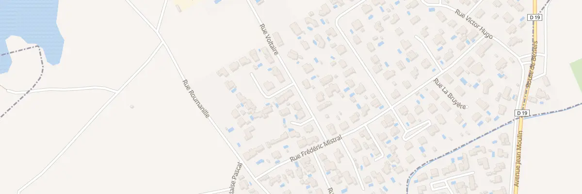 Plan du 1 Rue Honore de Balzac à Thézan-lès-Béziers