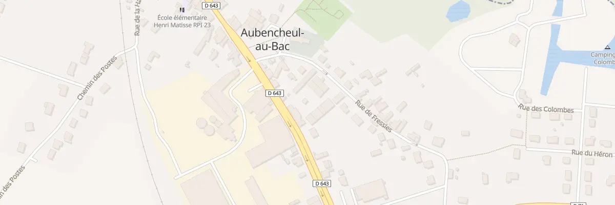 Plan du 29 Rte Nationale à Aubencheul-au-Bac