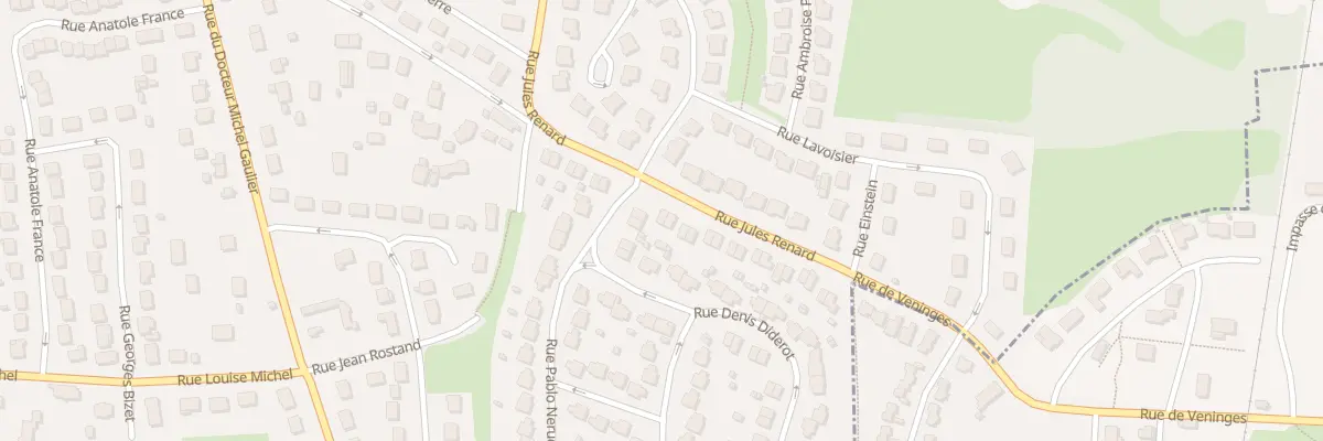 Plan du 28 Rue Jules Renard à Varennes-Vauzelles