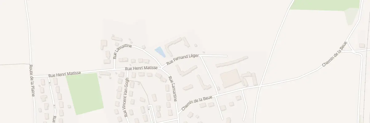 Plan du 1 Rue Fernand Leger à Raveau