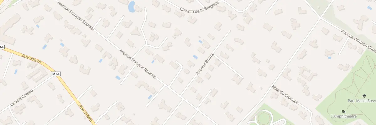 Plan du 5 Av Brame à Croix