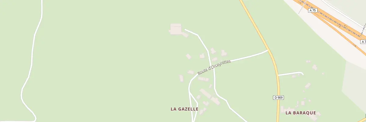 Plan du 8 Rte d’Orceyrettes à Anglards-de-Saint-Flour