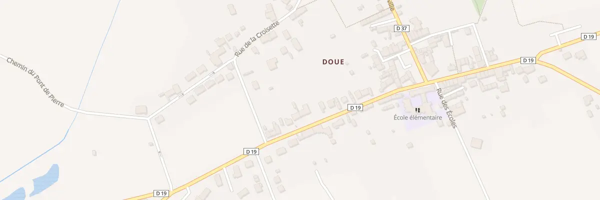 Plan du 22 Rue Champenois à Doue