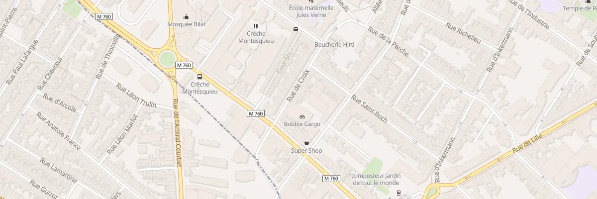 Plan du 45 Rue de Croix à Roubaix