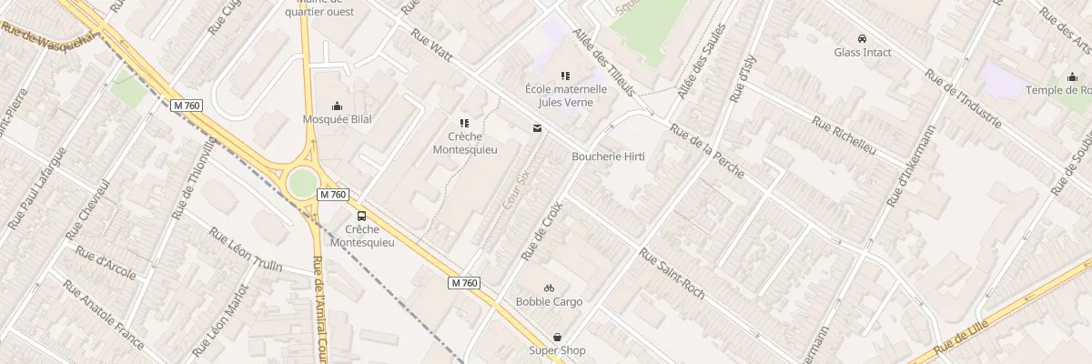 Plan du 24 Rue de Croix à Roubaix