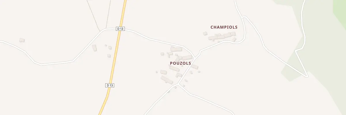 Plan du 6040 Pouzols à Val d’Arcomie
