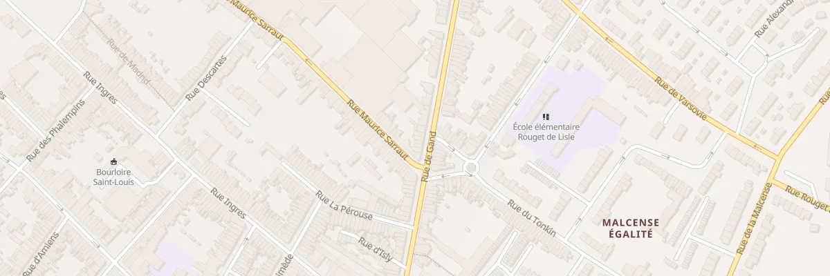 Plan du 333 Rue de Gand à Tourcoing