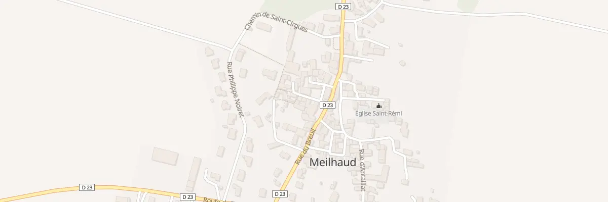 Plan du 3 Rue du Pré Clos à Meilhaud