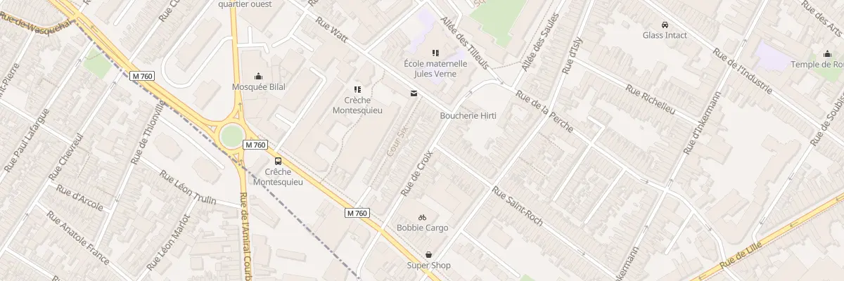 Plan du 26 Rue de Croix à Roubaix