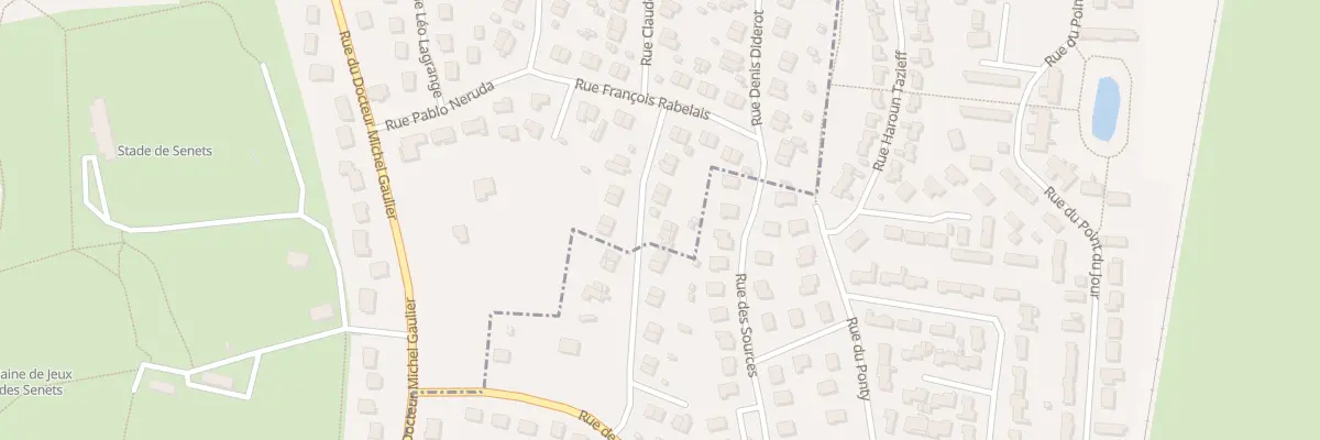 Plan du 11 Rue George Sand à Varennes-Vauzelles