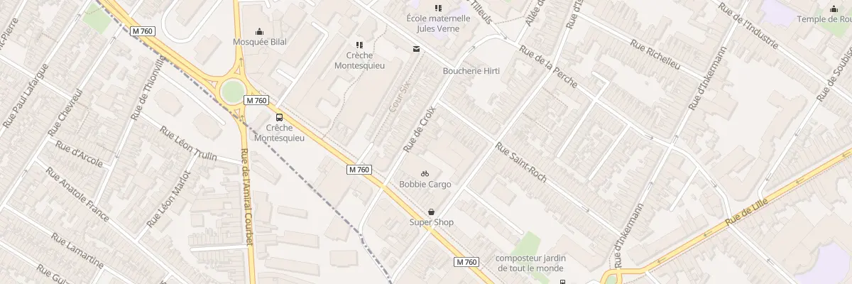 Plan du 39 Rue de Croix à Roubaix