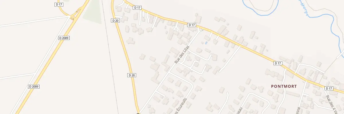 Plan du 8 Rue des Lilas - Pontmort à Chambaron sur Morge