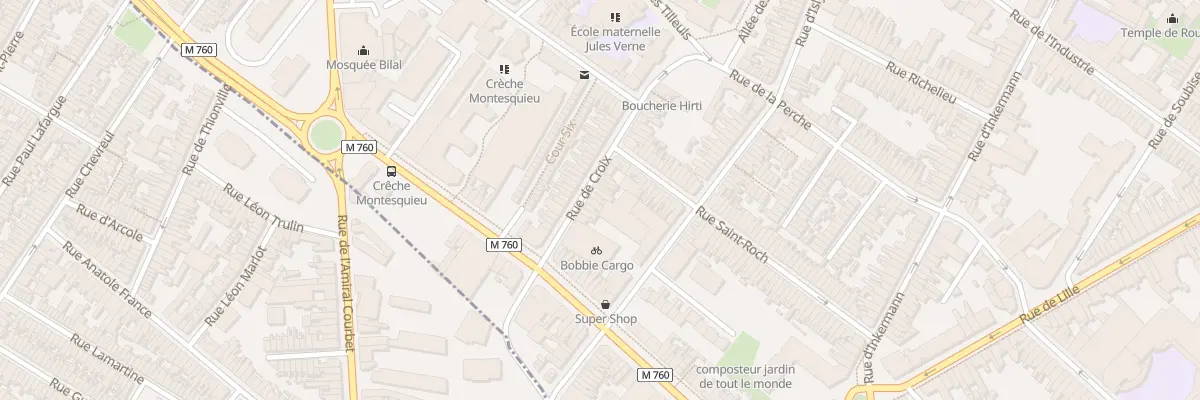 Plan du 37 Rue de Croix à Roubaix