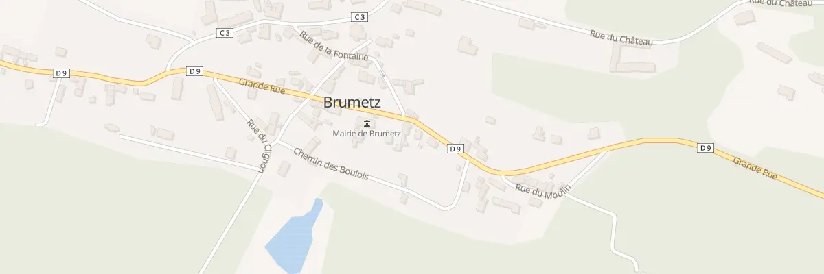 Plan du 9 Gr Grande Rue à Brumetz