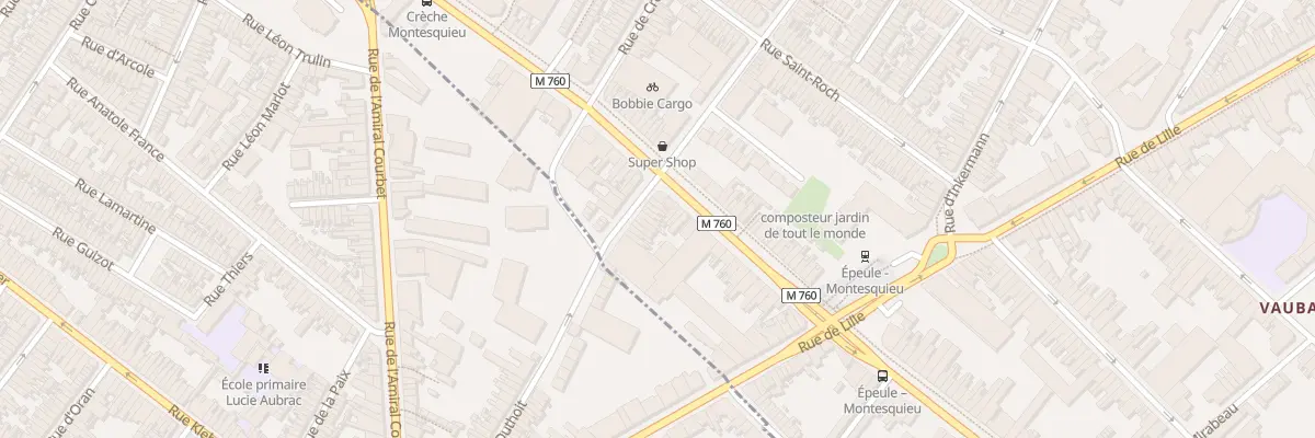 Plan du 137 Rue d’Isly à Roubaix