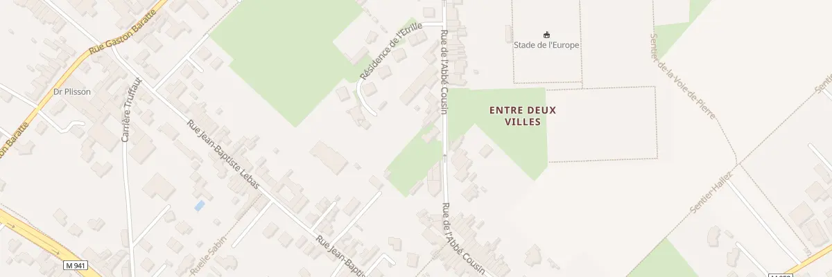 Plan du 68 Rue de l’Abbe Cousin à Villeneuve-d’Ascq