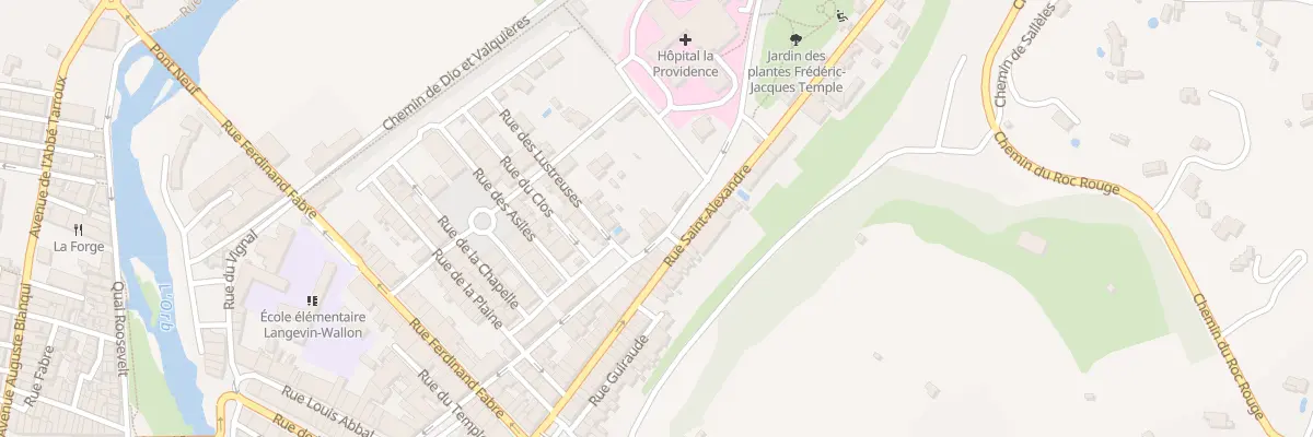 Plan du 1 Rue des Aires à Bédarieux
