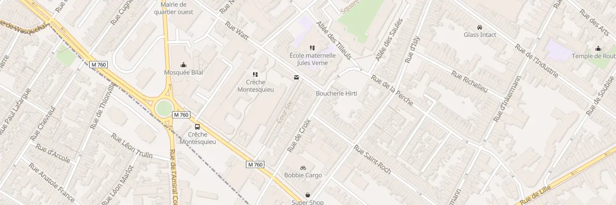 Plan du 18 Rue de Croix à Roubaix