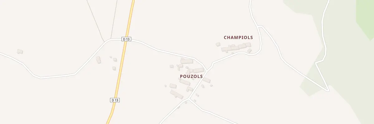 Plan du 182 Pouzols à Val d’Arcomie