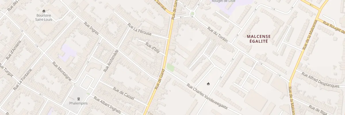 Plan du 244 Rue de Gand à Tourcoing