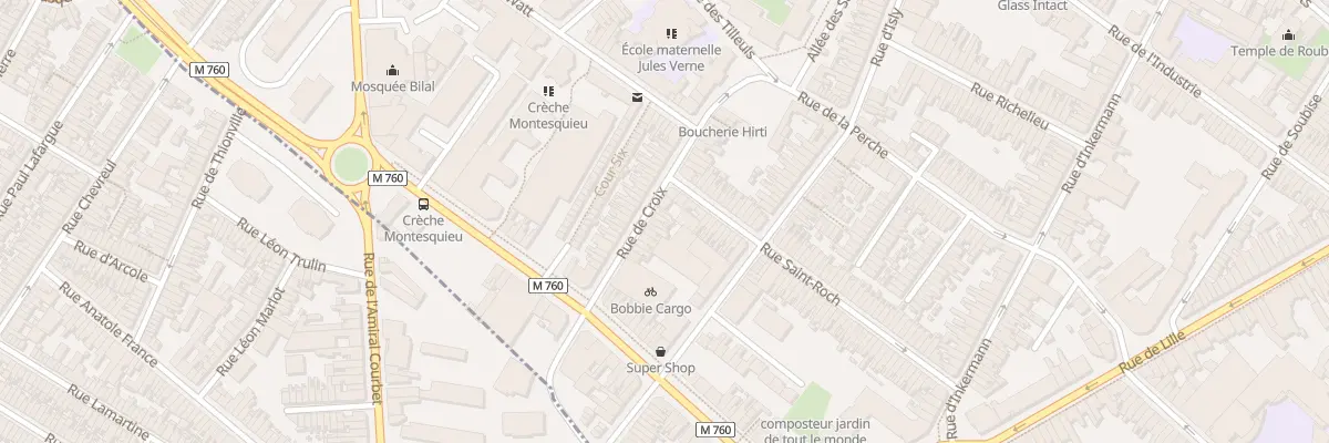 Plan du 31 Rue de Croix à Roubaix