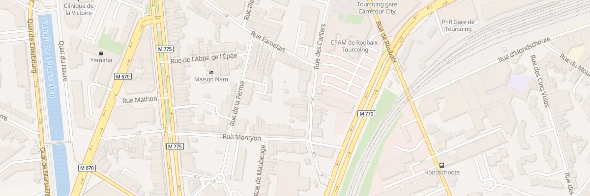 Plan du 52 Rue des Carliers à Tourcoing