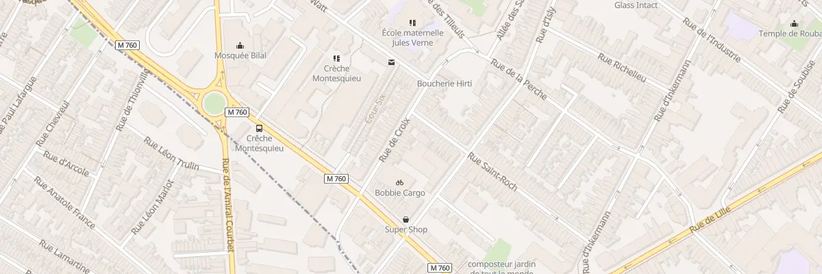 Plan du 29 Rue de Croix à Roubaix