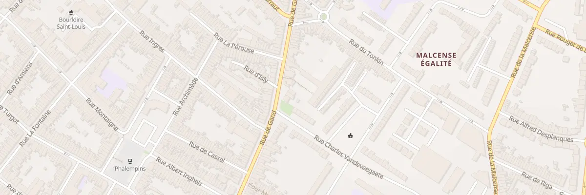 Plan du 242 Rue de Gand à Tourcoing