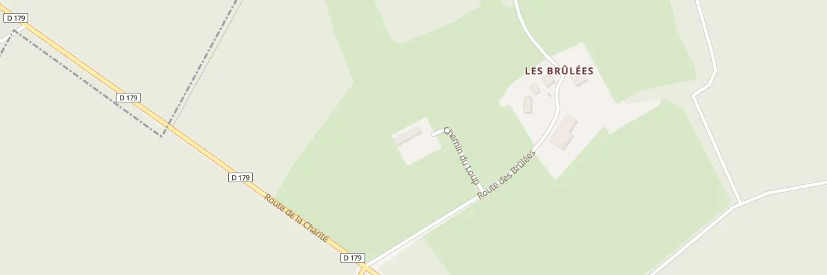 Plan du 2 Che du Loup à Saint-Aubin-les-Forges