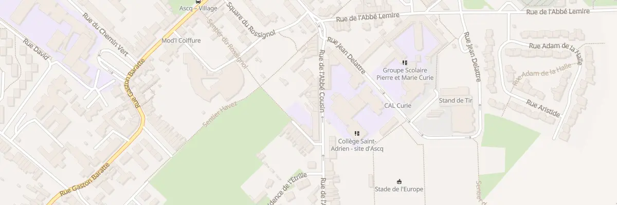 Plan du 24 Rue de l’Abbe Cousin à Villeneuve-d’Ascq