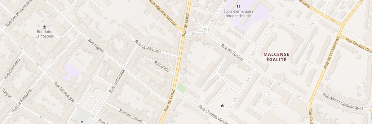 Plan du 270 Rue de Gand à Tourcoing