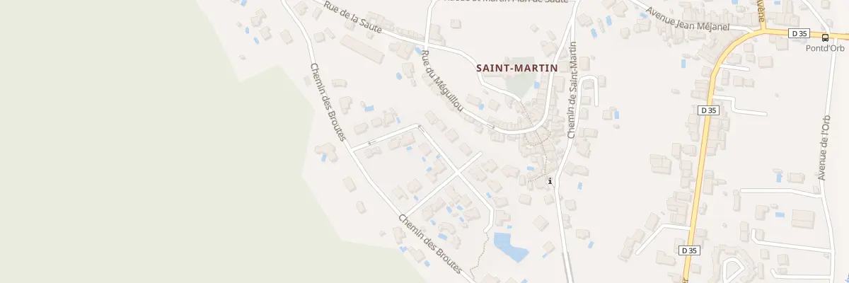 Plan de Lot Les Pres de St Martin au Bousquet-d’Orb