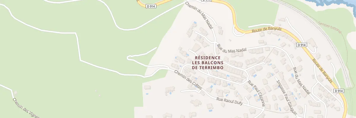 Plan du 10 Rue Salvador Dali à Cerbère