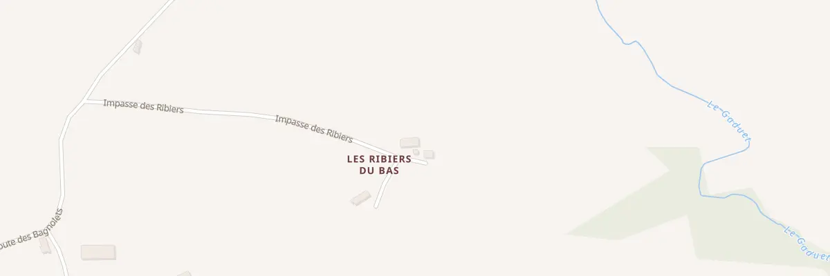 Plan du 3 Imp des Ribiers à Laféline