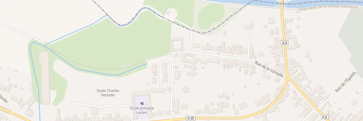 Plan du 261B Rue de la Vantelle à Lallaing