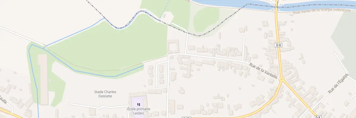 Plan du 261C Rue de la Vantelle à Lallaing