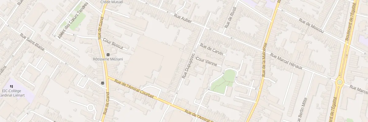 Plan du 45 Rue Dupuytren à Tourcoing