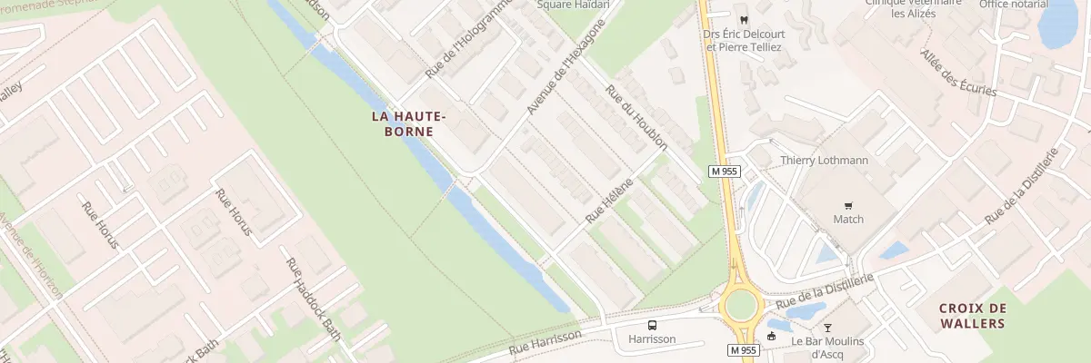 Plan du 12 All des Historiens à Villeneuve-d’Ascq