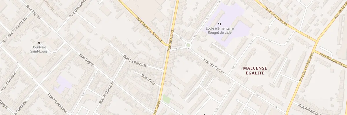 Plan du 286 Rue de Gand à Tourcoing