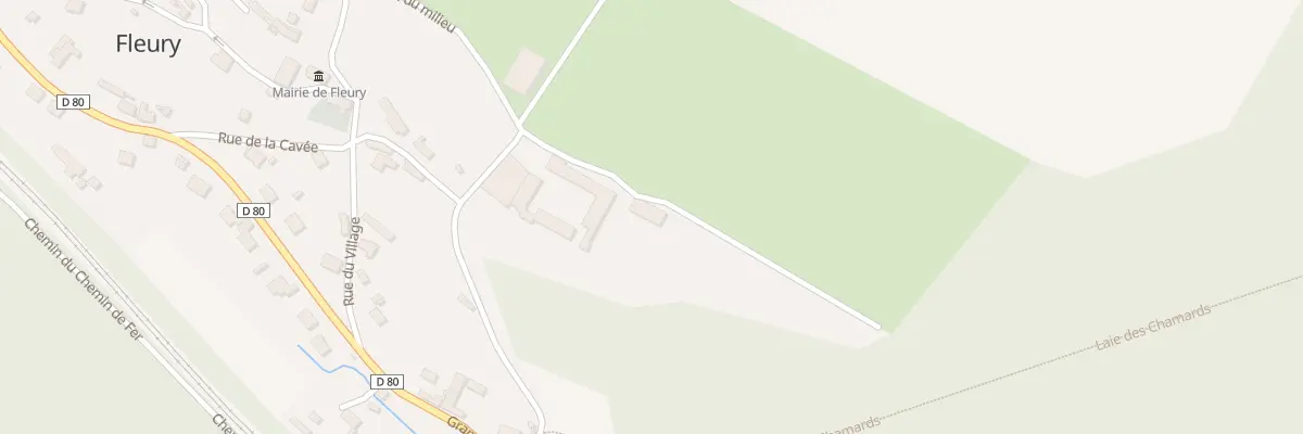Plan du 6 Rue de la Cavée à Fleury