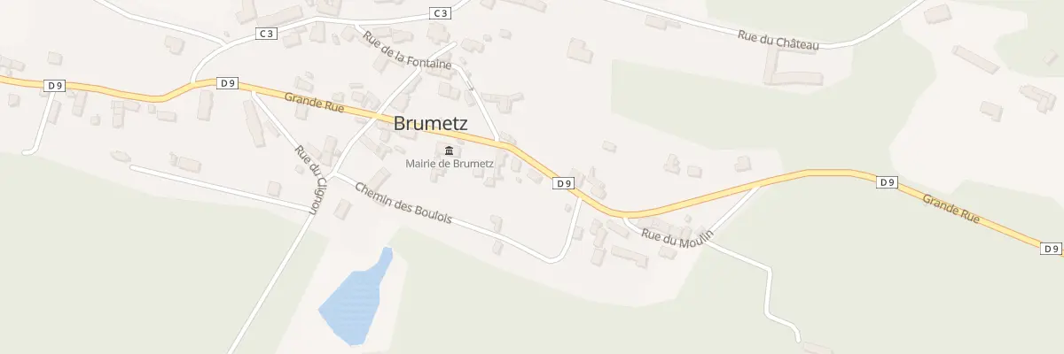 Plan du 7 Gr Grande Rue à Brumetz