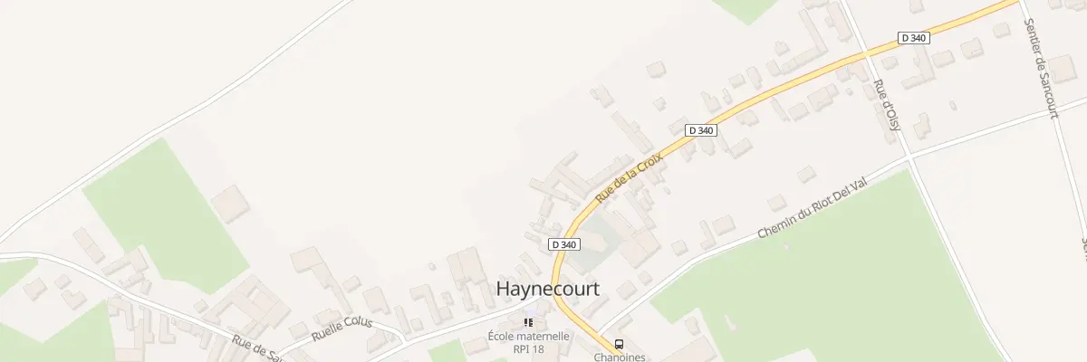 Plan du 81 Rue de la Croix à Haynecourt